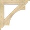 Ekena Millwork Westlake Traditional Rough Sawn Bracket w/ Offset Brace, Douglas Fir, 6"W x 28"D x 28"H BKT0604X28X28WTL01RDF - alternate 3